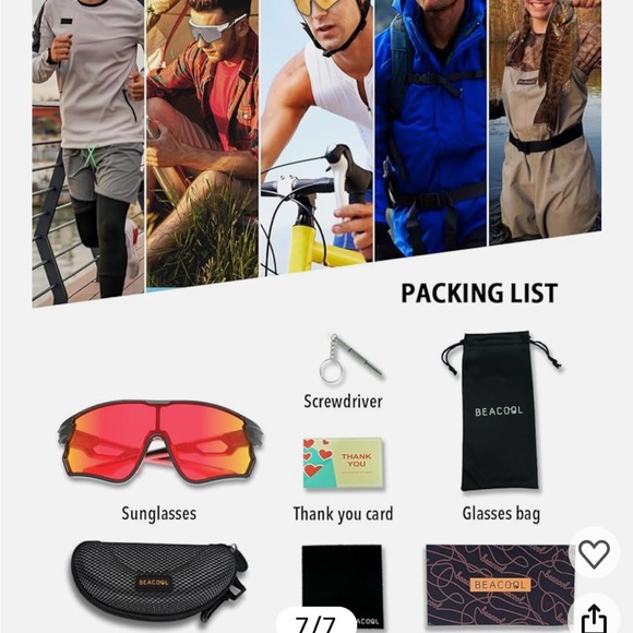 BEACOOL Photochromic Sunglasses
/ Glasses - Picture 6 of 9